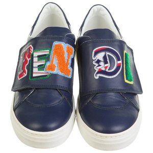 FENDI Boys' Leather Low Top Sneakers